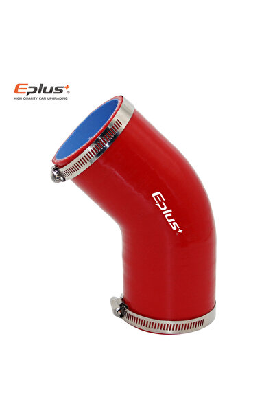 Choice14 خرطوم سيليكون أحمر EPLUS بقطر داخلي 70 مم، وصلة بزاوية 45 درجة، محول...