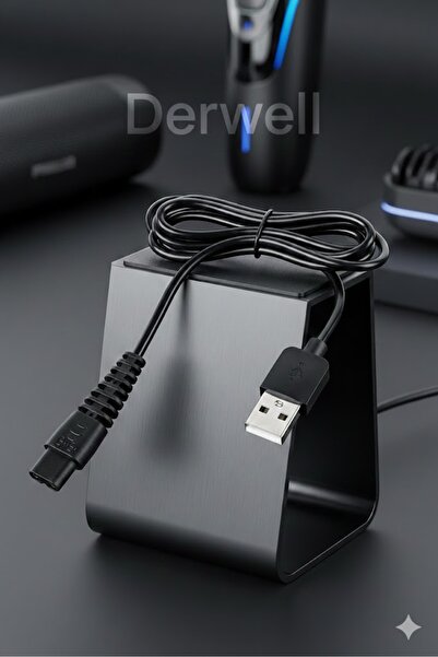 Derwell Tıraş Makinaları İçin Usb Şarj Kablosu Kaliteli Cabble Uzun Ömürlü Ku...