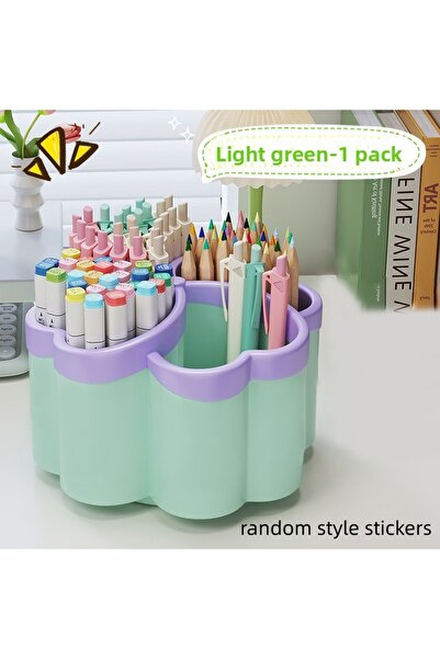 Choice Green (random style A brand new thickened rotating desktop storage box...