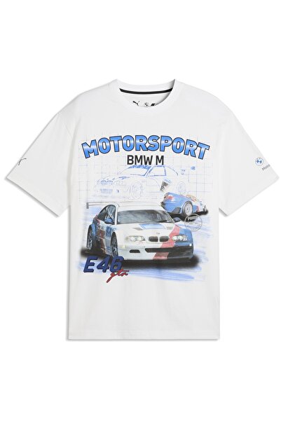 Puma 634888 Bmw Mms Sportswear Grphc Tee T-Shirt Men's T-Shirt White