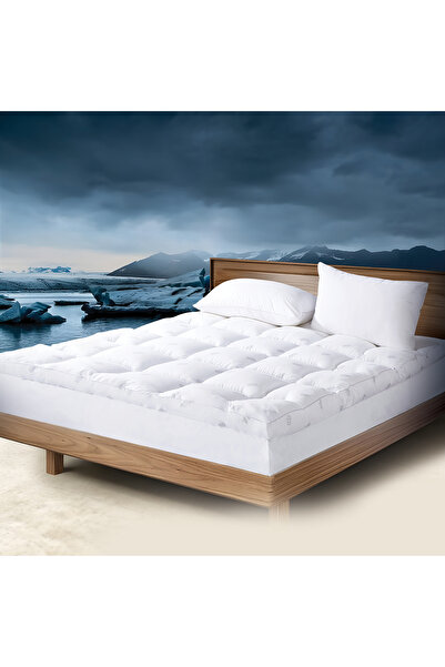 Beroea Home غطاء مرتبة فندقي فاخر 12 سم ناعم للغاية مع تنورة ملائمة بالكامل ل...