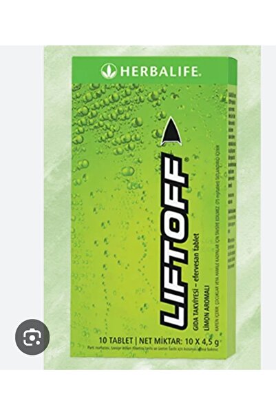 Herbalife Liftoff Limon Aromalı Efervesan Içecek 10 Tablet 3 kutu Takviye Edi...