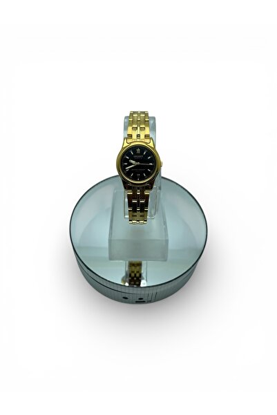 Orient Vintage Kadın Siyah Kadran & Altın Renk Çelik Quartz Kol Saati | 2 Yıl...