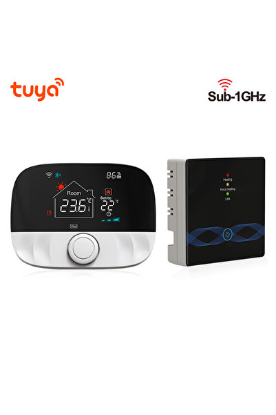 Choice ترموستات Tuya الذكي اللاسلكي بتقنية الواي فاي، يعمل بجهد 230 فولت، طرا...