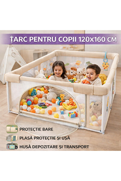 SMARTECH Tarc de joacă pentru copii, centru de activități, pentru interior și...