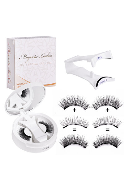 Choice مجموعة رموش مغناطيسية CT-06 قابلة لإعادة الاستخدام وسهلة الاستخدام، أد...