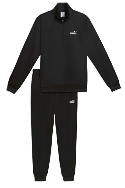 Kids Club Shoes Puma 692630 Ess Poly Suit Men's Casual Tracksuit Set Black