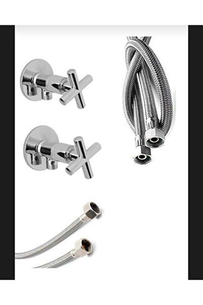 Ege solar طقم توصيل مرن لمقعد المرحاض برأس مدرب 2 خرطوم مرن 2 صنبور بيديت