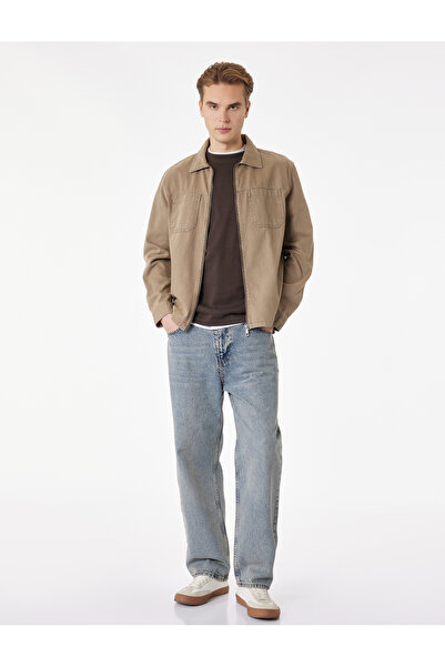 Koton Pamuklu Bol Oversize Normal Paça Baggy Jean Pantolon