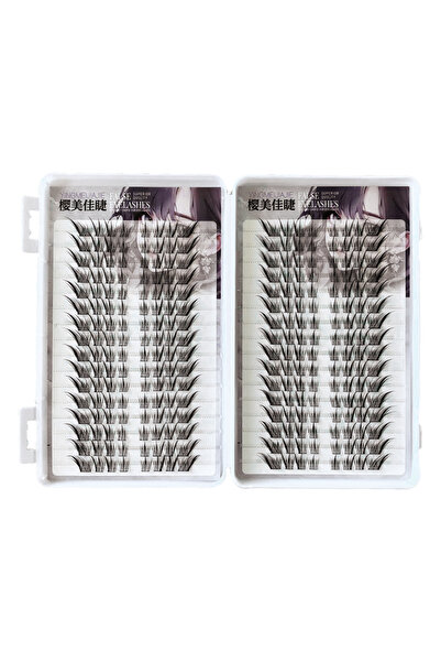 Choice 32 Rows Eye Tail Lengthening False Eyelashes Individual Foxes Style La...