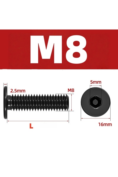 Choice28 براغي رأسية سداسية منخفضة الارتفاع من الفولاذ المقاوم للصدأ 304، مقا...
