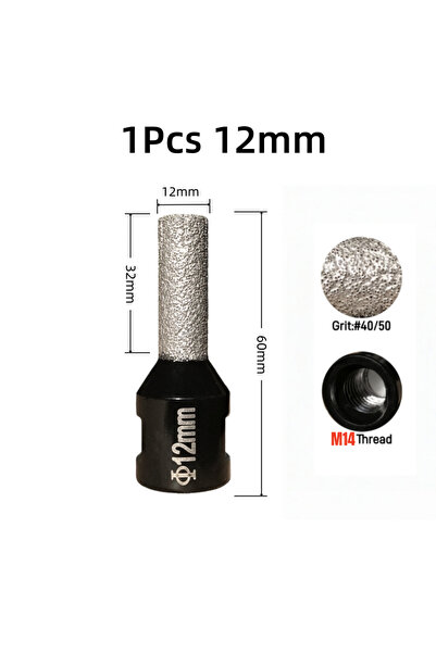 Choice مثقاب متعدد الأغراض M14-12 مم، 6/8/10/12 مم، مناسب للتجليخ والطحن الجا...