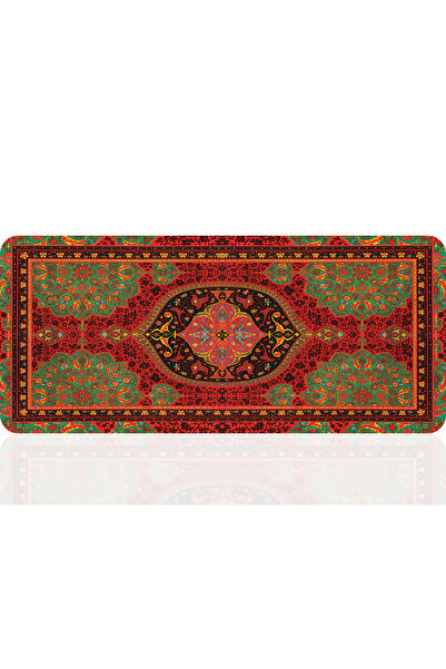 BLS 90X40 Cm Oyuncu Gaming Mouse Pad Kaymaz Kauçuk Taban Fare Altlığı Kilim D...