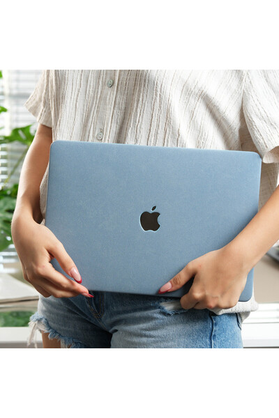 Mcstorey Macbook Air M1 Kılıf 13inç Kumaş Kaplama Kılıf A1932 A2179 A2337 Ile...