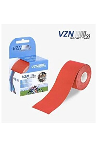 DİĞER1111 VZN Ağrı Bandı Sport Tape Kinesio Ağrı Bandı 5x5 Kırmızı