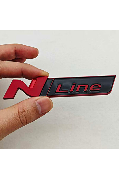 Choice شعار N Line ثلاثي الأبعاد باللونين الأحمر والأسود مصنوع من مادة ABS لت...