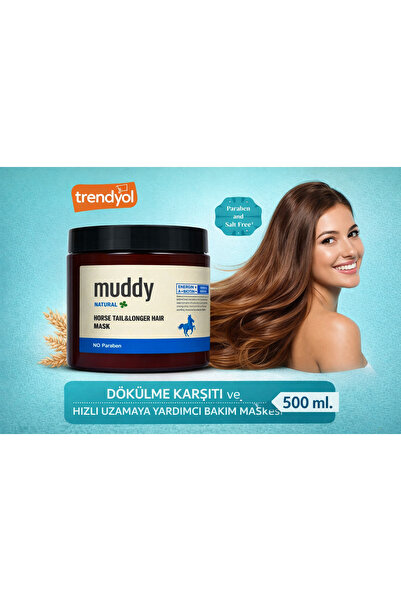 Muddy Dökülme Karşıtı Horse Taıl & Longer Haır Hızlı Uzamaya Yardımcı At Kuyr...