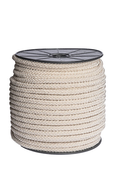 MEFAKS TEKSTİL 10 mm Örgü İpi Halat İpi – Bambu Kordon İp (1 Metre), Supla Ru...