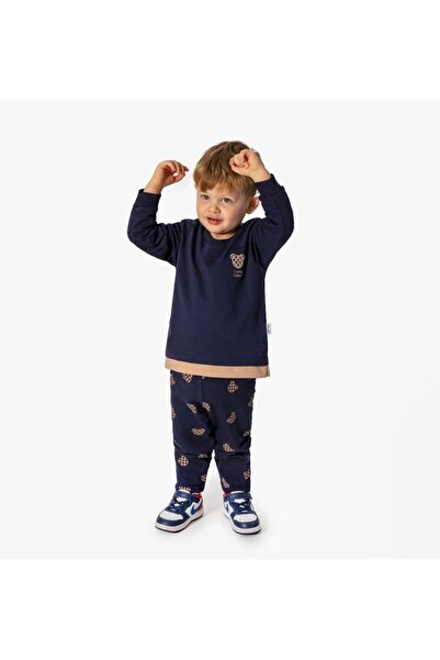 Nipperland %100 Pamuklu OEKO-TEX Sertifikalı Erkek Bebek Ayıcık Baskılı 2’li ...