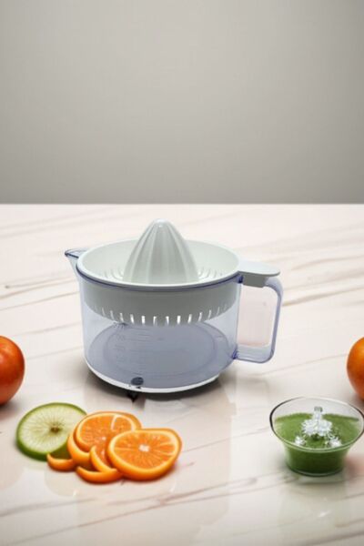 Melkan Home Limon Sıkacağı 500 ml – Kaydırmaz Tabanlı Beyaz Narenciye ve Portakal Sıkacağı, BPA Free