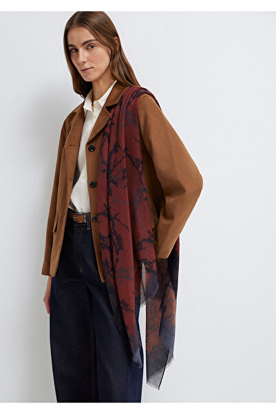 Mavi Desenli Şal 1913850-32579