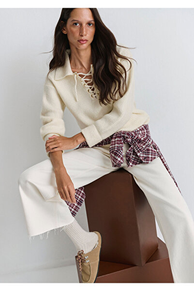 Mavi Paloma Ekru Gabardin Pantolon 1010114-91330