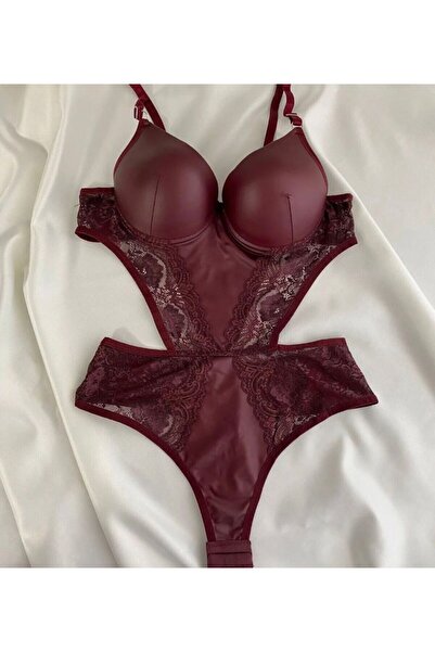 liona scrett BORDO DERİ GÖRÜNÜMLÜ BABYDOL (DOLGULU)