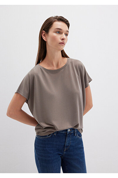 Mavi Lux Touch (Tencel) ™ ) Modal Brown Basic T-Shirt Loose Fit / Comfortable...
