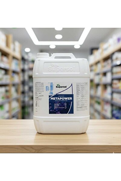 SUPERSOL BİYOTEKNOLOJİ METAPOWER SIVI DENİZ YOSUNU ALGİNİK ASİT 20LT