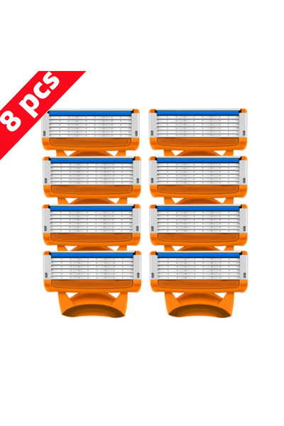 Choice 8 قطع من شفرات الحلاقة الرجالية فائقة التحمل من فيوجن 5 فائقة الرقة مع...