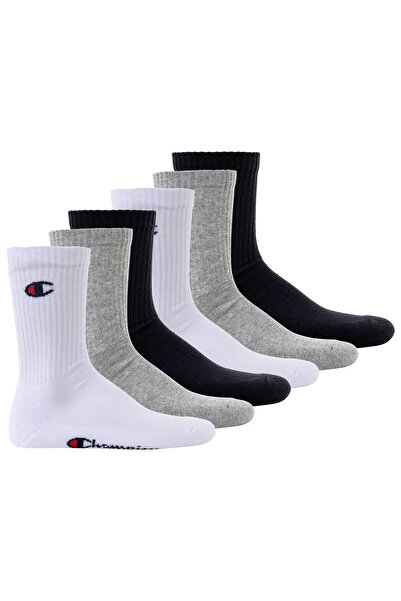 Champion Unisex Socken, 6 Paar - Crew Socken Basic