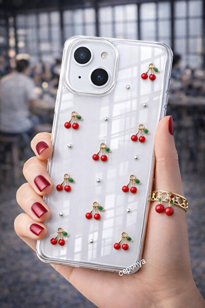 Ceponya حافظة آيفون 13 بتصميم وسادة هوائية وغطاء عمود شفاف لامع