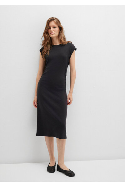 Mavi Black Midi Dress 1310776-900
