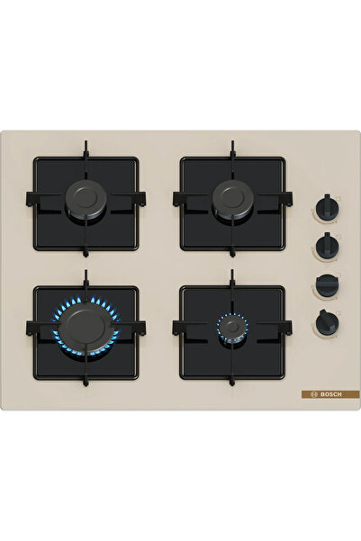 Bosch POP6C1O12O Ankastre Gazlı Ocak İnci Beyazı
