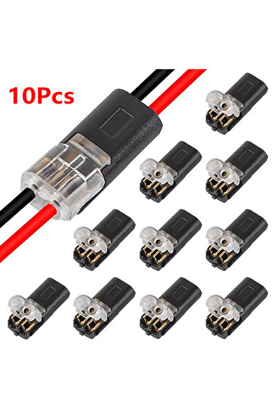 Choice 10 قطع، 10/20/30/40/50 قطعة، موصل كهربائي ثنائي الدبابيس، سلك كابل سيا...