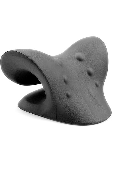 Choice black Neck and Shoulder Relaxer Cervical Traction Device for Muscle Te...