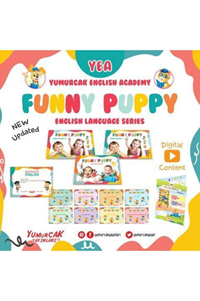 Yumurcak Yayınları Funny Puppy Ingilizce Eğitim Seti