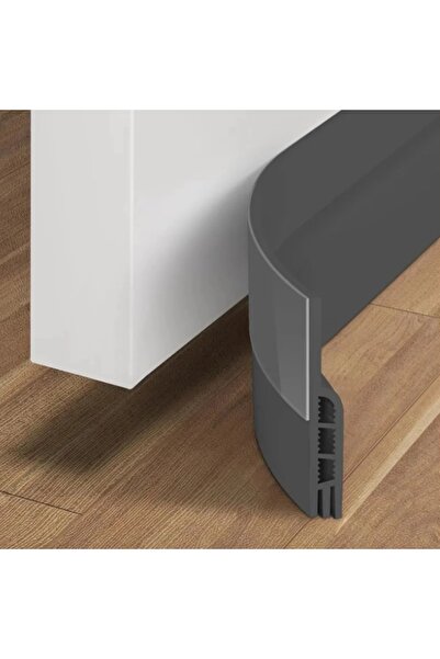 Choice شريط مانع للتسرب أسفل الباب، رمادي، قطعة واحدة، طوله 1 متر/39.37 بوصة،...