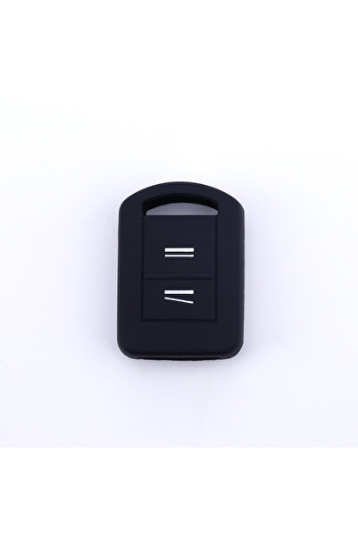 Choice غطاء مفتاح سيارة من السيليكون الأسود ثنائي الفتحات لأوبل فوكسهول كورسا...