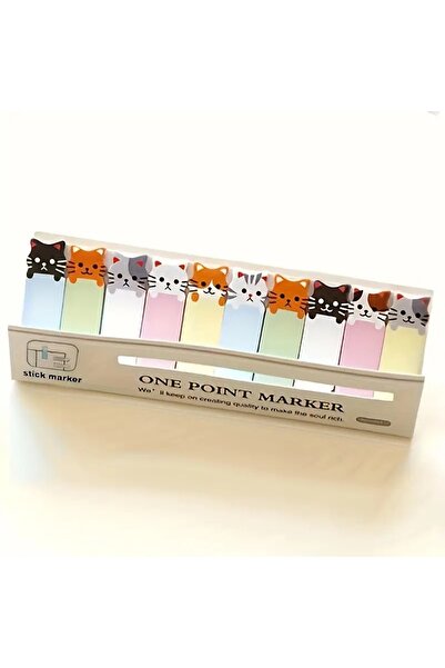 Choice Yellow 150 Sheets/Pack, Cartoon Cat Theme Sticky Notes Set - Perfect f...