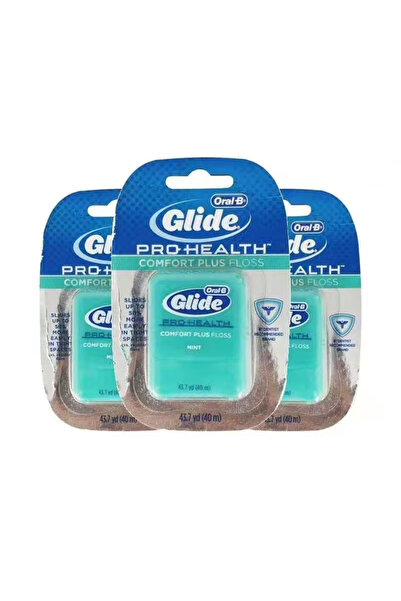 Choice 3 قطع من خيط تنظيف الأسنان أورال بي جلايد بلس فائق النعومة بنكهة النعن...