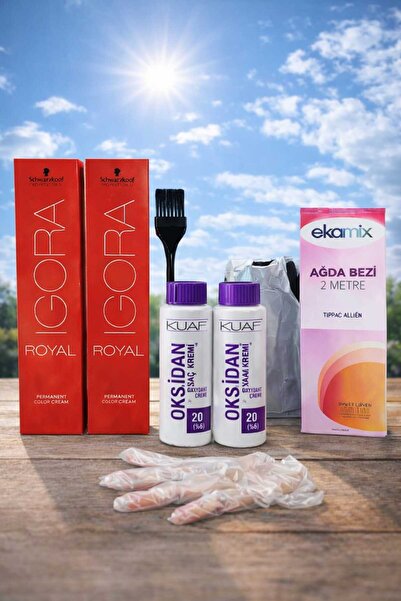 Igora Royal 6-00 Koyu Kumral Extra Doğal Saç Boyası 2adet + Oksidan 20vol 2 Adet