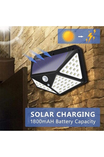 Avex Lampă solară LED cu senzori de amurg și mișcare