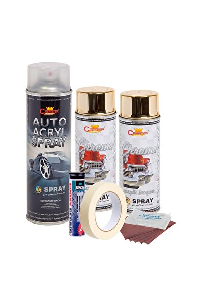Avex Kit complet reparatie si vopsire jante culoare Auriu Metalic, V2