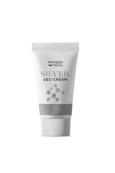 Wooden Spoon Deodorant cremă cu argint, 40 ml, lingură de lemn