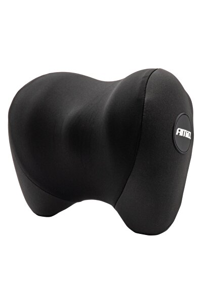 AMIO Pernă tetieră pentru scaun auto, calitate premium, neagră, model CHS-05