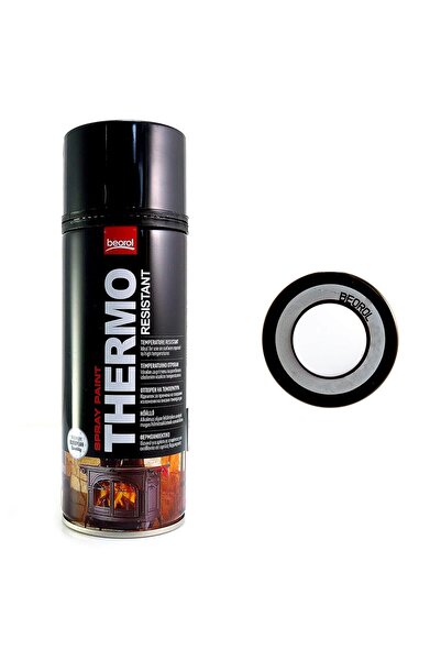 beorol Vopsea spray acrilică rezistentă la 300 de grade, transparentă 400 ml