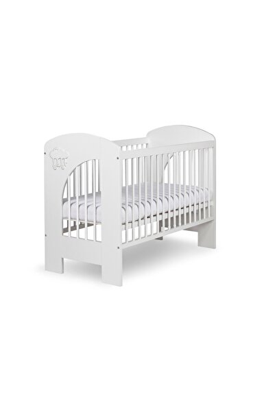 Klups Pat pentru copii din lemn Nel Cloud Alb, NANKD80387