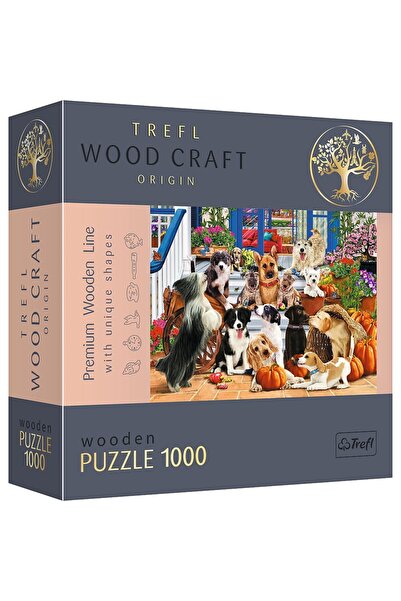 Trefl Trefl Wooden Puzzle Puppies Team, 1000 pieces
