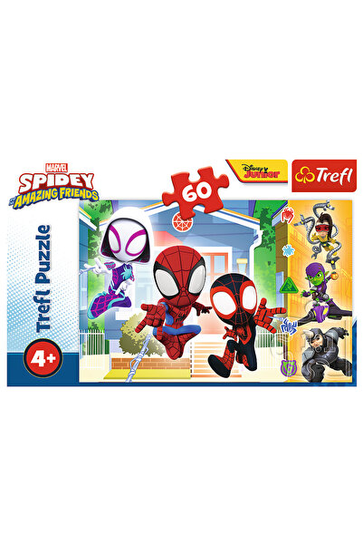 Trefl Puzzle Trefl Spiderman, Lumea lui Spidey, 60 piese